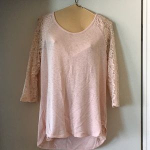 EUC Blush Hi-Lo Sweater